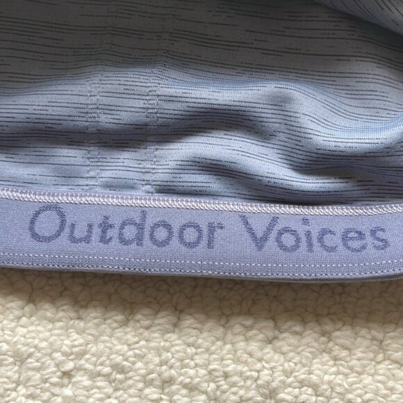 Outdoor Voices Women’s Gray Racerback Sports Bra Size Small - Picture 5 of 8